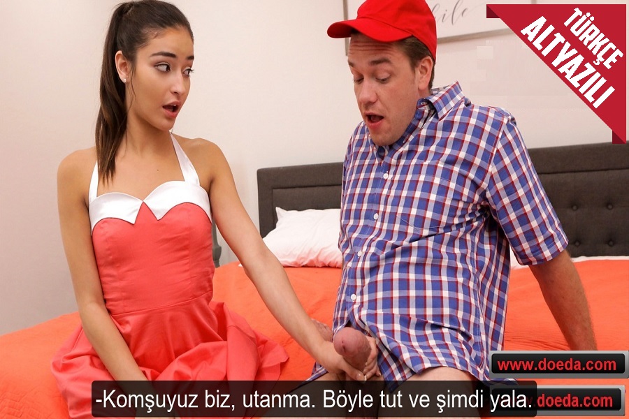 Kardeş Komşu Kızına Sikiş Öğretme Bahanesiyle İnletti